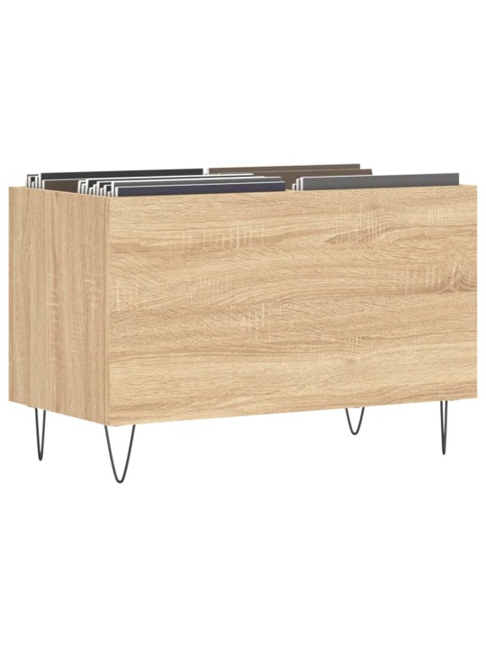 Skříňka na LP desky dub sonoma 74,5x38x48 cm kompozitní dřevo