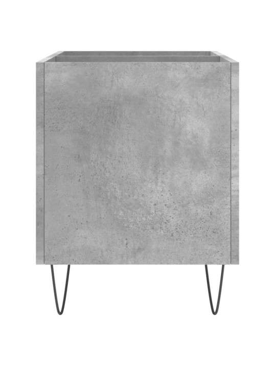 Skříňka na LP desky betonově šedá 74,5x38x48cm kompozitní dřevo