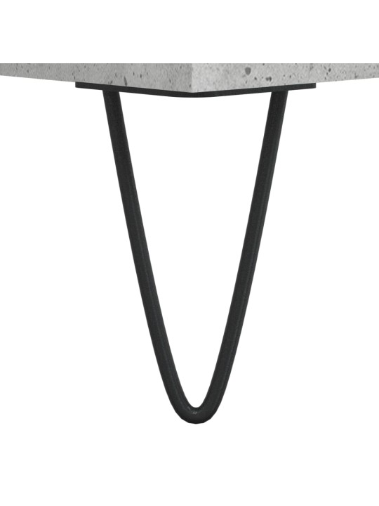 Skříňka na LP desky betonově šedá 74,5x38x48cm kompozitní dřevo