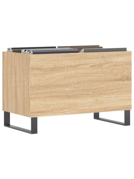 Skříňka na LP desky dub sonoma 74,5x38x48 cm kompozitní dřevo