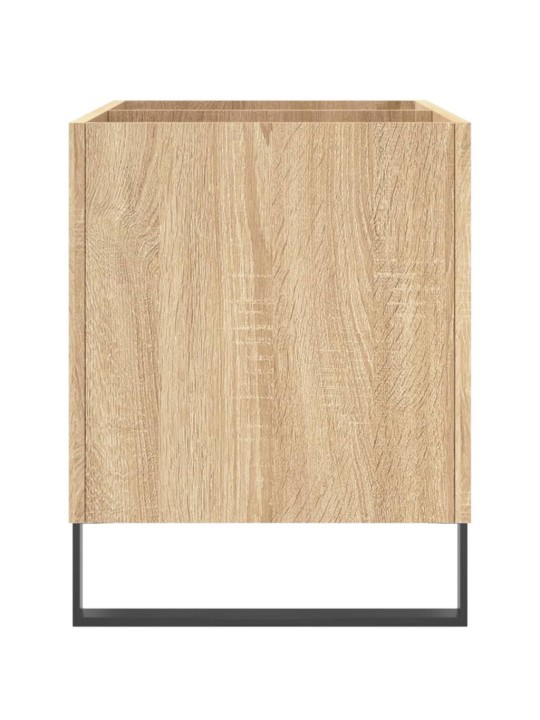 Skříňka na LP desky dub sonoma 74,5x38x48 cm kompozitní dřevo