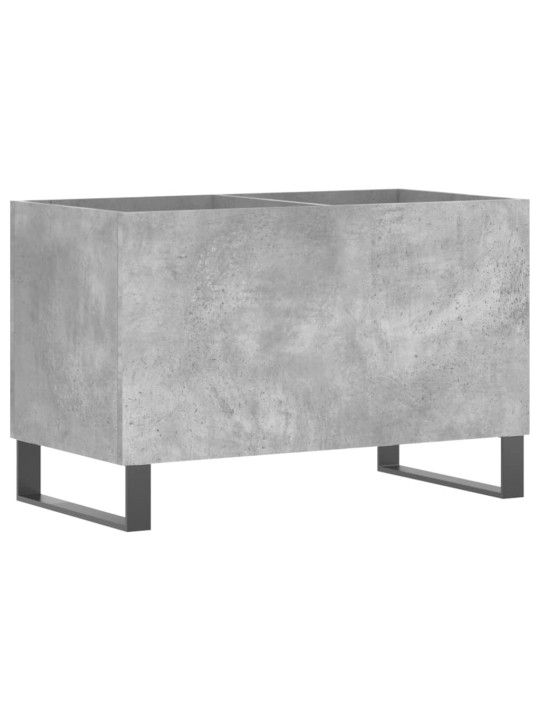 Skříňka na LP desky betonově šedá 74,5x38x48cm kompozitní dřevo