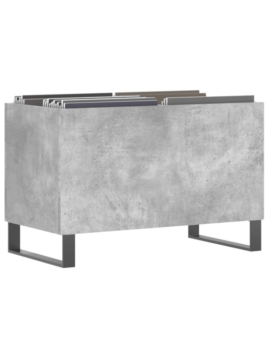 Skříňka na LP desky betonově šedá 74,5x38x48cm kompozitní dřevo