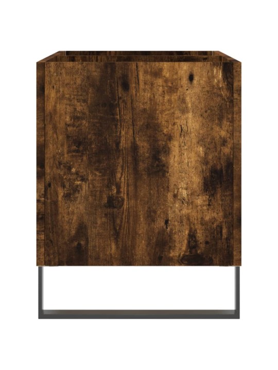 Skříňka na LP desky kouřový dub 74,5x38x48 cm kompozitní dřevo