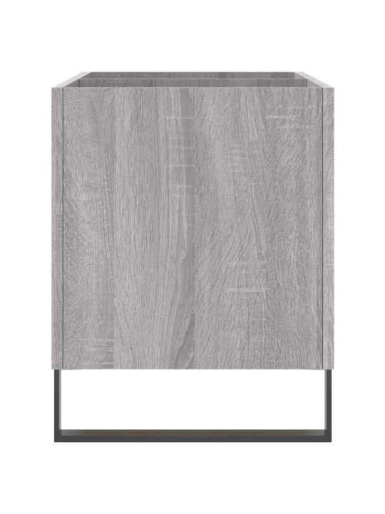 Skříňka na LP desky šedá sonoma 74,5x38x48 cm kompozitní dřevo