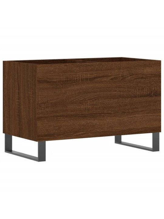 Skříňka na LP desky hnědý dub 74,5x38x48 cm kompozitní dřevo