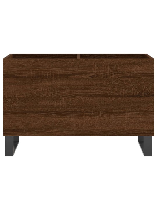 Skříňka na LP desky hnědý dub 74,5x38x48 cm kompozitní dřevo