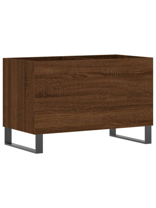 Skříňka na LP desky hnědý dub 74,5x38x48 cm kompozitní dřevo