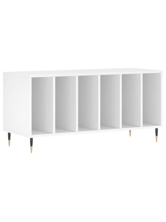 Skříňka na LP desky bílá 100 x 38 x 48 cm kompozitní dřevo