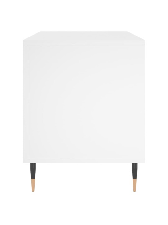 Skříňka na LP desky bílá 100 x 38 x 48 cm kompozitní dřevo