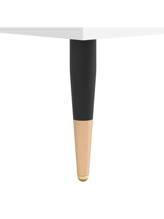 Skříňka na LP desky bílá 100 x 38 x 48 cm kompozitní dřevo