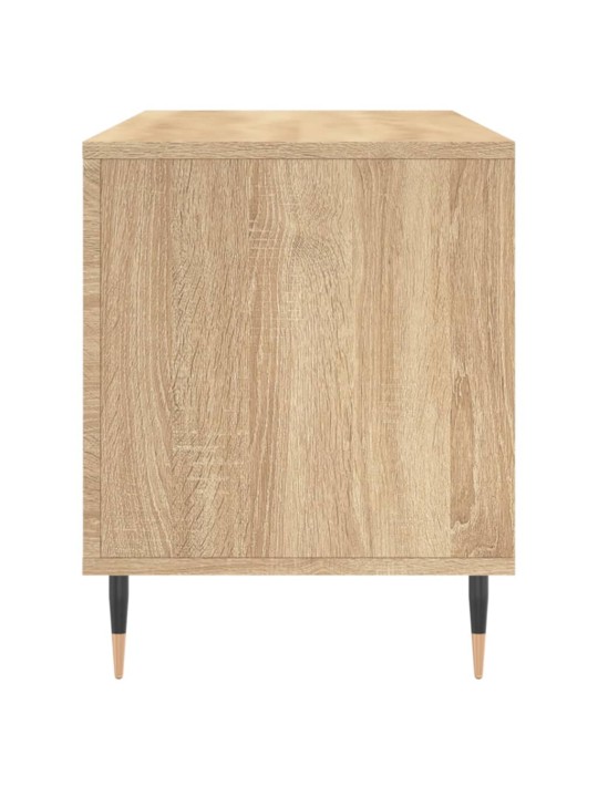 Skříňka na LP desky dub sonoma 100x38x48 cm kompozitní dřevo