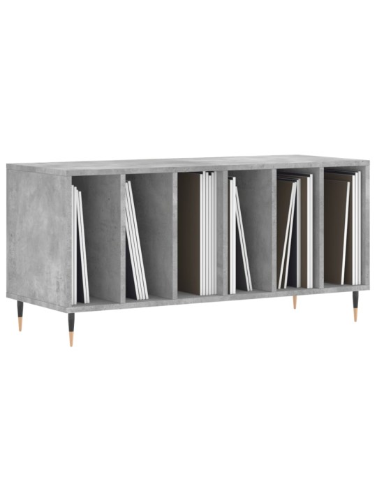 Skříňka na LP desky betonově šedá 100x38x48 cm kompozitní dřevo