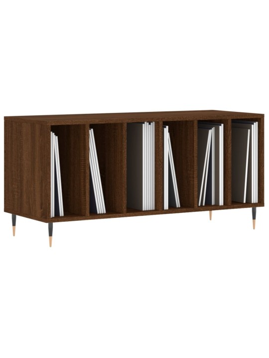 Skříňka na LP desky hnědý dub 100x38x48 cm kompozitní dřevo