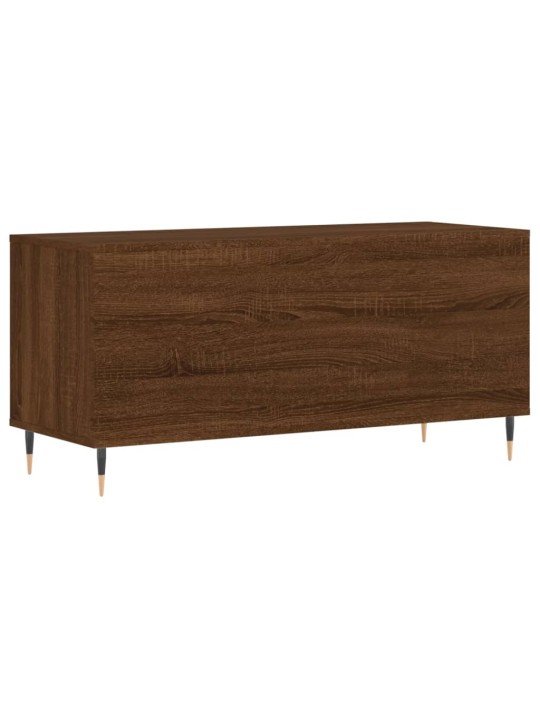 Skříňka na LP desky hnědý dub 100x38x48 cm kompozitní dřevo