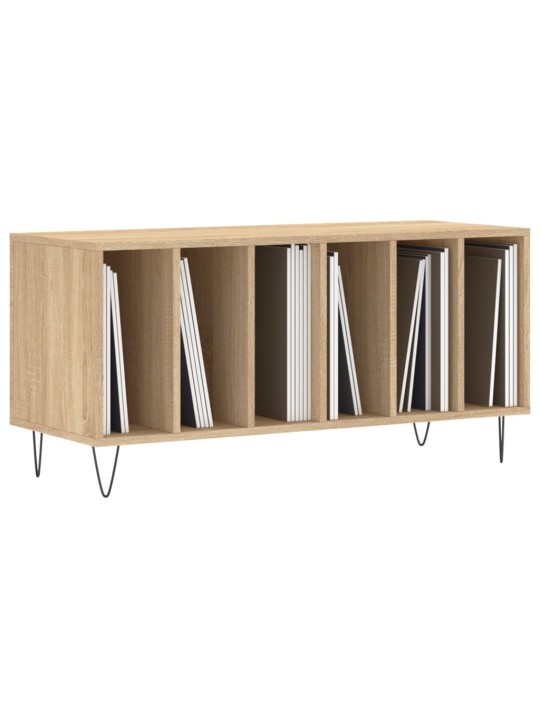 Skříňka na LP desky dub sonoma 100x38x48 cm kompozitní dřevo