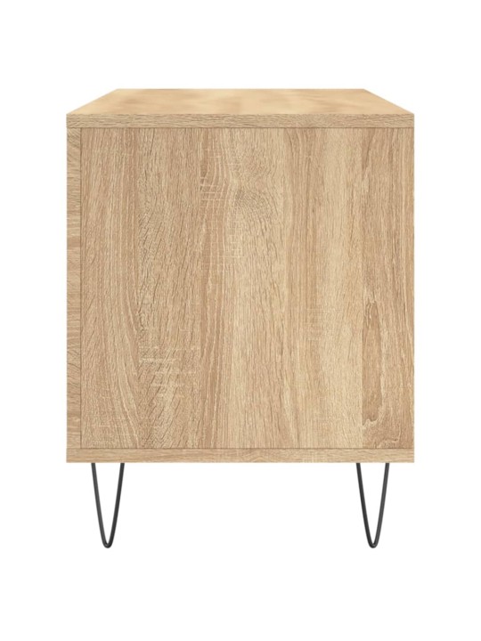 Skříňka na LP desky dub sonoma 100x38x48 cm kompozitní dřevo