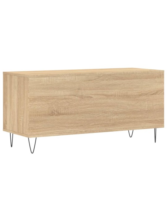 Skříňka na LP desky dub sonoma 100x38x48 cm kompozitní dřevo
