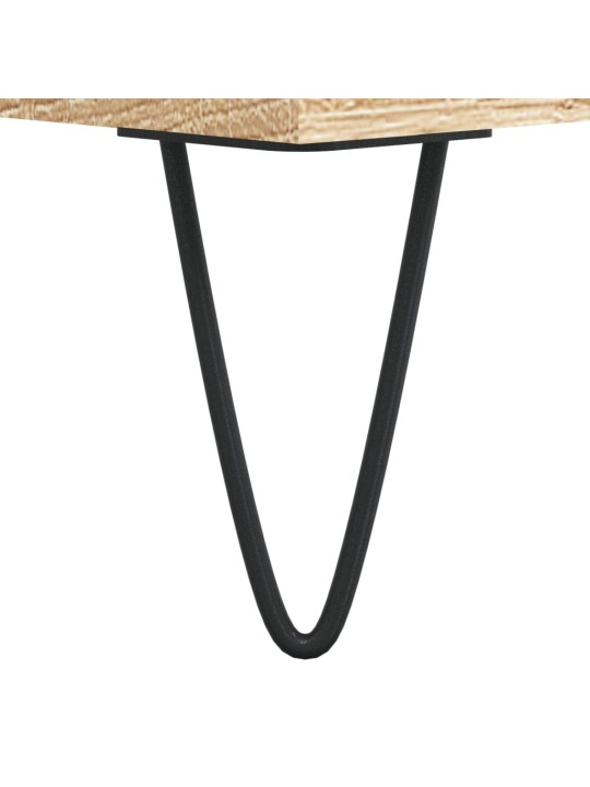 Skříňka na LP desky dub sonoma 100x38x48 cm kompozitní dřevo