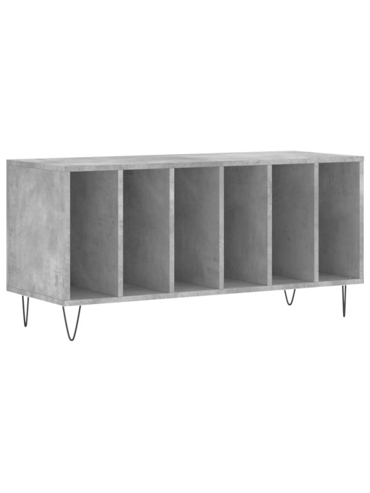 Skříňka na LP desky betonově šedá 100x38x48 cm kompozitní dřevo