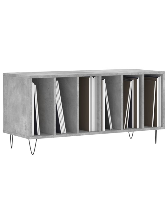 Skříňka na LP desky betonově šedá 100x38x48 cm kompozitní dřevo