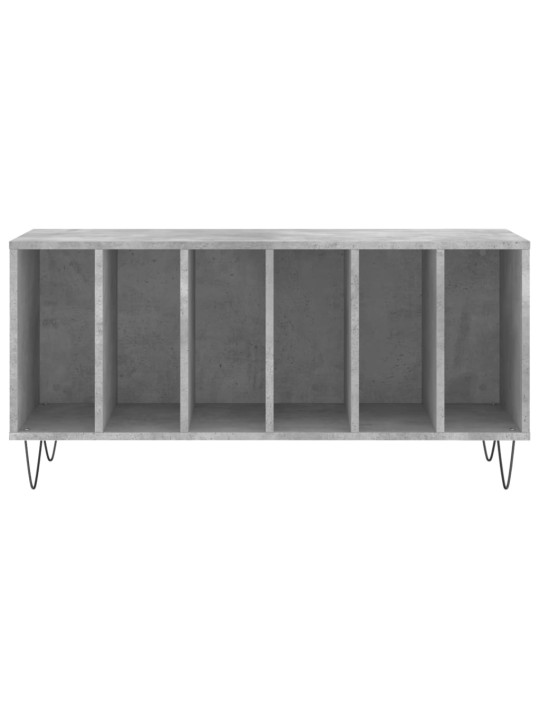Skříňka na LP desky betonově šedá 100x38x48 cm kompozitní dřevo