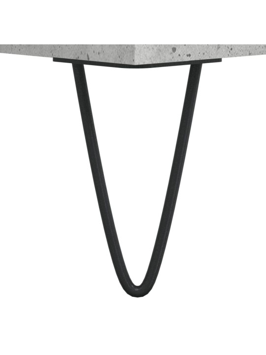 Skříňka na LP desky betonově šedá 100x38x48 cm kompozitní dřevo