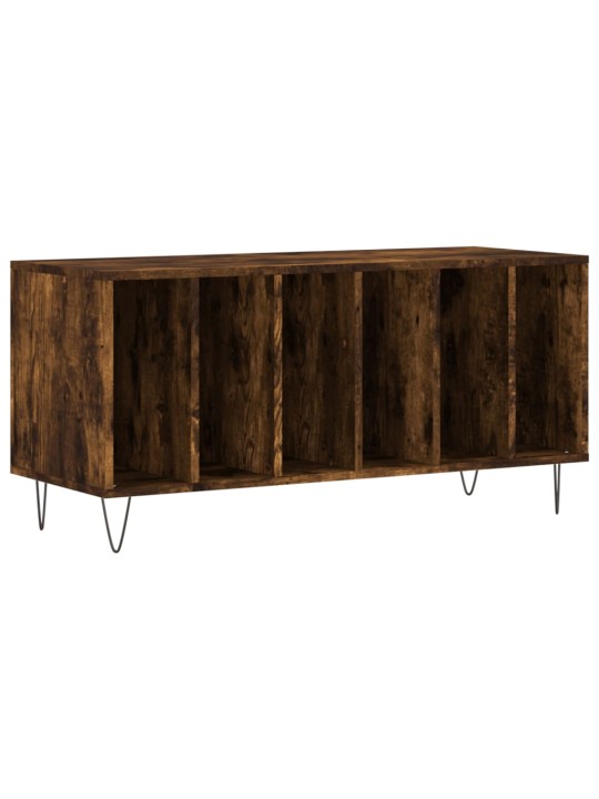 Skříňka na LP desky kouřový dub 100x38x48 cm kompozitní dřevo