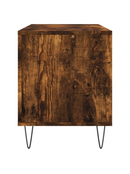 Skříňka na LP desky kouřový dub 100x38x48 cm kompozitní dřevo