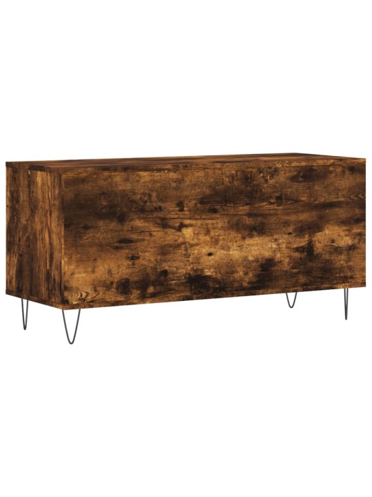 Skříňka na LP desky kouřový dub 100x38x48 cm kompozitní dřevo