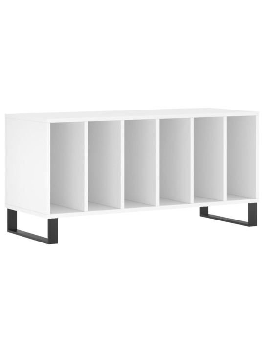 Skříňka na LP desky bílá 100 x 38 x 48 cm kompozitní dřevo