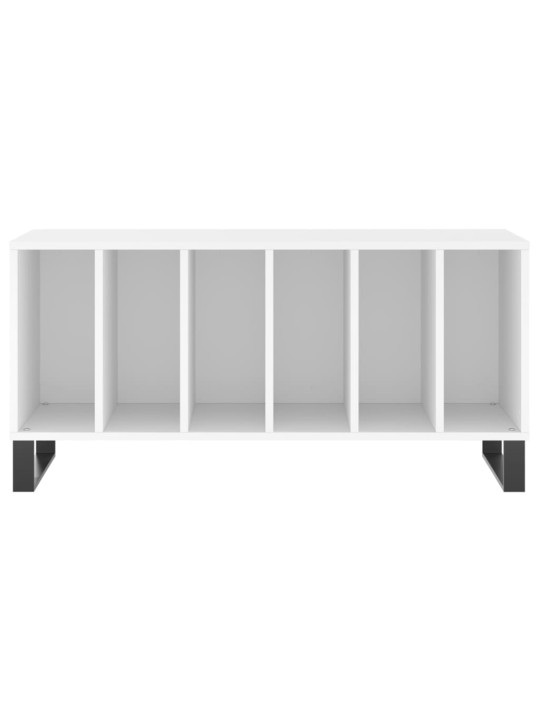 Skříňka na LP desky bílá 100 x 38 x 48 cm kompozitní dřevo