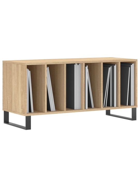 Skříňka na LP desky dub sonoma 100x38x48 cm kompozitní dřevo