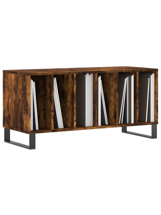 Skříňka na LP desky kouřový dub 100x38x48 cm kompozitní dřevo