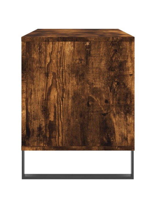 Skříňka na LP desky kouřový dub 100x38x48 cm kompozitní dřevo
