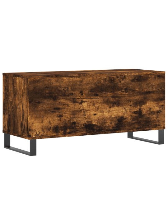 Skříňka na LP desky kouřový dub 100x38x48 cm kompozitní dřevo