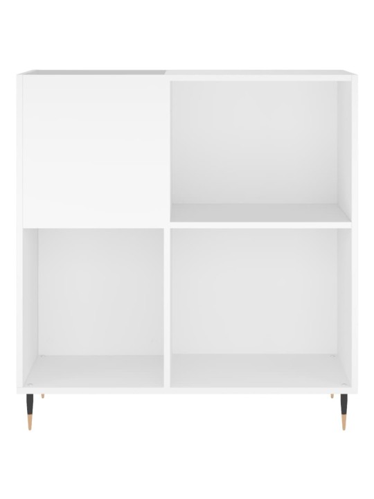 Skříňka na LP desky bílá 84,5 x 38 x 89 cm kompozitní dřevo