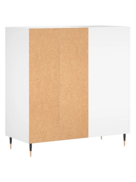 Skříňka na LP desky bílá 84,5 x 38 x 89 cm kompozitní dřevo