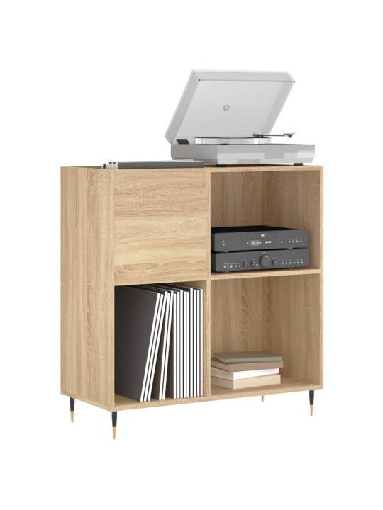 Skříňka na LP desky dub sonoma 84,5x38x89 cm kompozitní dřevo