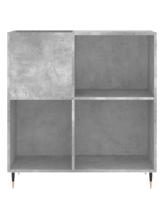 Skříňka na LP desky betonově šedá 84,5x38x89cm kompozitní dřevo