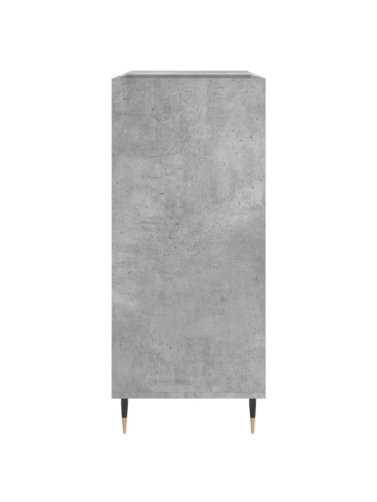 Skříňka na LP desky betonově šedá 84,5x38x89cm kompozitní dřevo