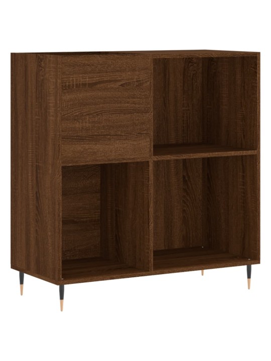 Skříňka na LP desky hnědý dub 84,5x38x89 cm kompozitní dřevo