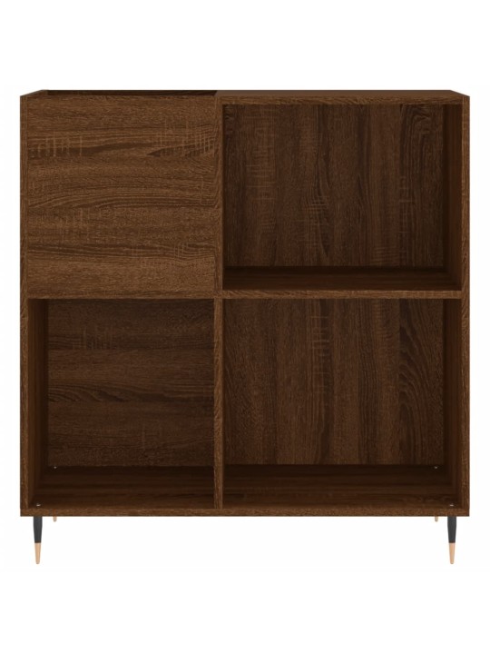 Skříňka na LP desky hnědý dub 84,5x38x89 cm kompozitní dřevo