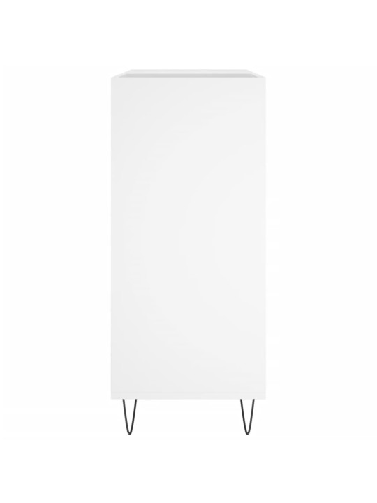 Skříňka na LP desky bílá 84,5 x 38 x 89 cm kompozitní dřevo