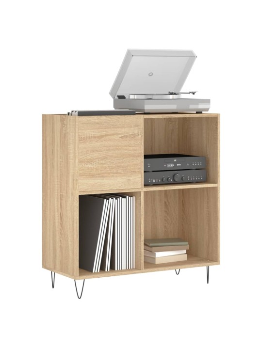 Skříňka na LP desky dub sonoma 84,5x38x89 cm kompozitní dřevo