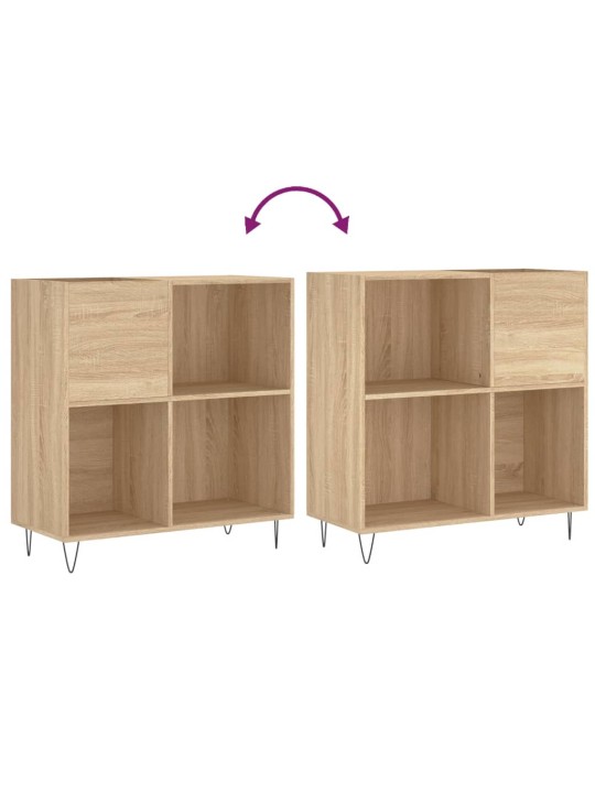 Skříňka na LP desky dub sonoma 84,5x38x89 cm kompozitní dřevo