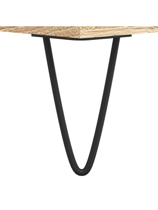 Skříňka na LP desky dub sonoma 84,5x38x89 cm kompozitní dřevo