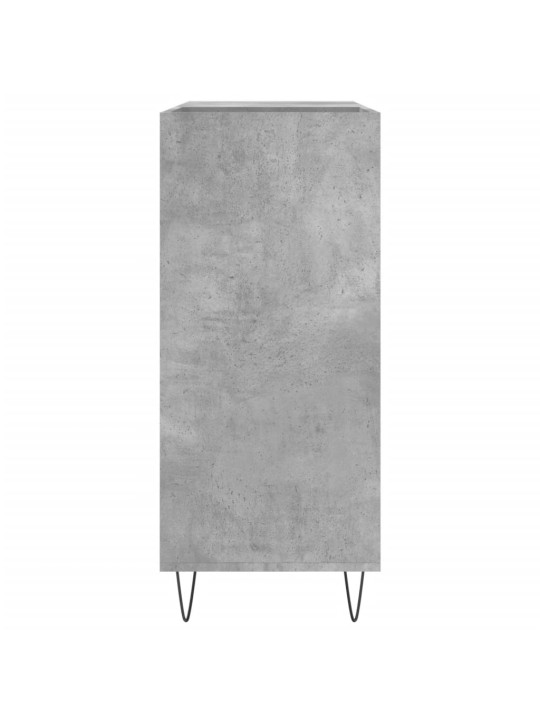 Skříňka na LP desky betonově šedá 84,5x38x89cm kompozitní dřevo