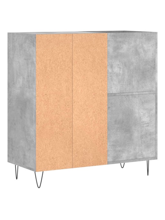 Skříňka na LP desky betonově šedá 84,5x38x89cm kompozitní dřevo