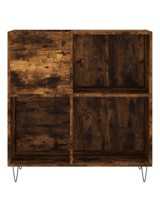 Skříňka na LP desky kouřový dub 84,5x38x89 cm kompozitní dřevo